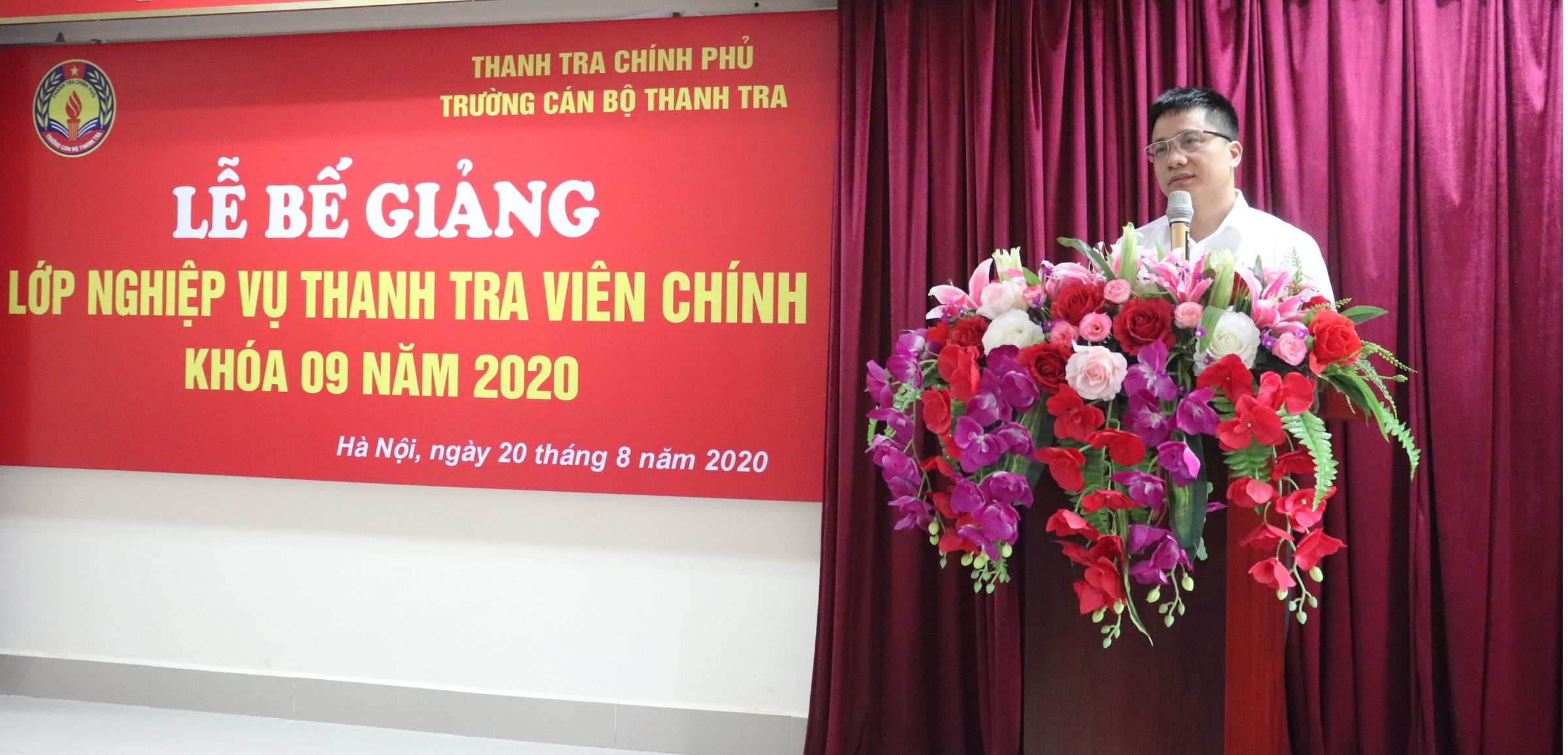 TS Trịnh Văn Toàn TTVC Phó Hiệu trưởng trg CBTT phát biểu bế giảng khóa học