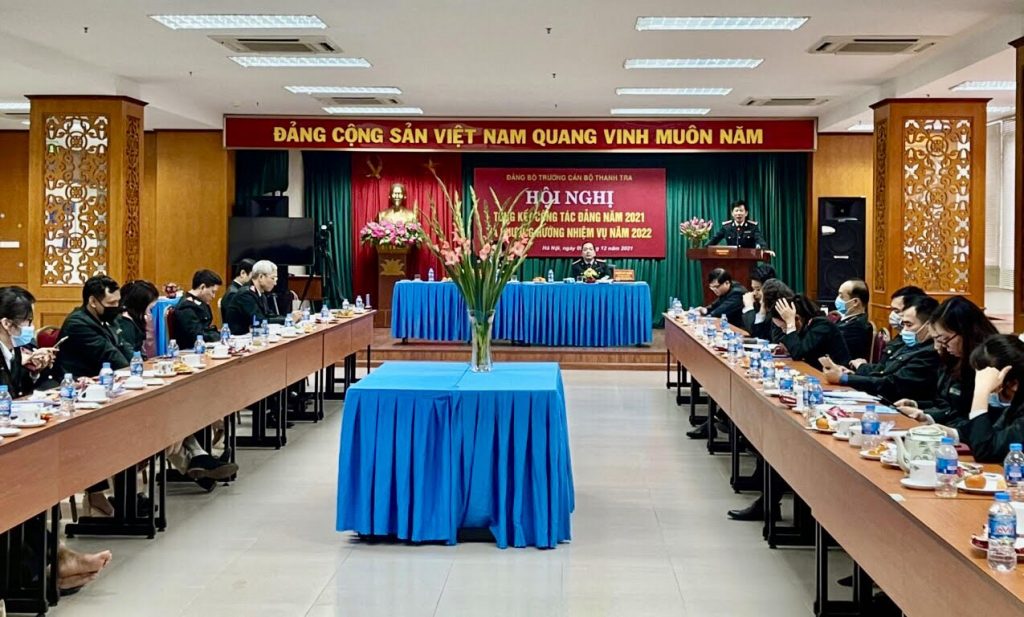 Trường Cán bộ Thanh tra tổ chức Hội nghị đánh giá, xếp loại tập thể và cá nhân viên chức, người lao động và bình xét khen thưởng năm 2021