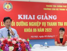 Khai giảng lớp Bồi dưỡng nghiệp vụ thanh tra viên K06-2022 cho 100 công chức của Thành phố Hồ Chí Minh