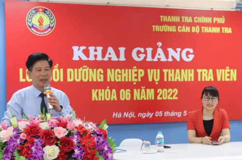 Khai giảng lớp Bồi dưỡng nghiệp vụ thanh tra viên K06-2022 cho 100 công chức của Thành phố Hồ Chí Minh