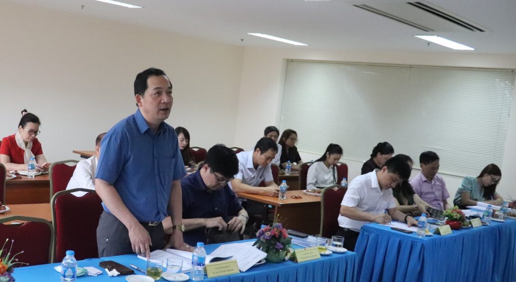Trường Cán bộ Thanh tra tổ chức nghiệm thu đề tài khoa học cấp Trường năm 2022 do ThS. Lê Ngọc Thiều làm chủ nhiệm.