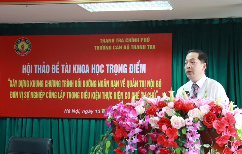 Quản trị nội bộ của đơn vị sự nghiệp công lập trong điều kiện thực hiện cơ chế tự chủ