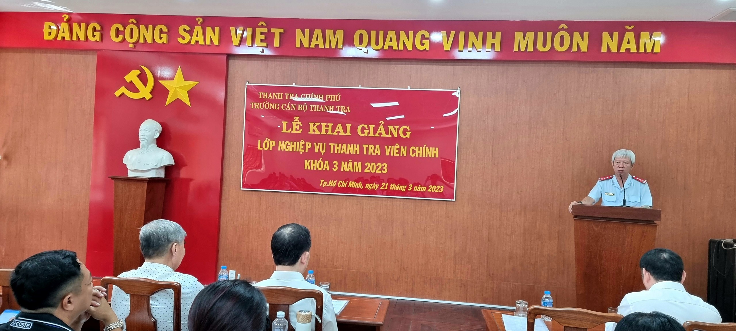 Hơn 80 học viên tham dự lớp bồi dưỡng nghiệp vụ Thanh tra viên chính K03 năm 2023 tại TP. Hồ Chí Minh