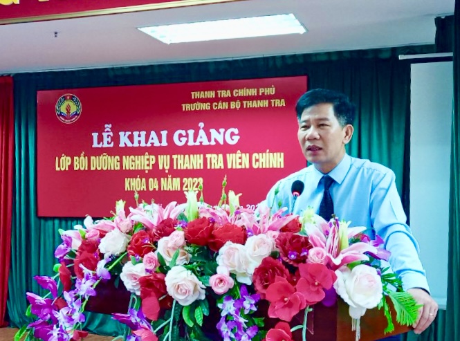 Khai giảng lớp bồi dưỡng nghiệp vụ Thanh tra viên chính K04 năm 2023