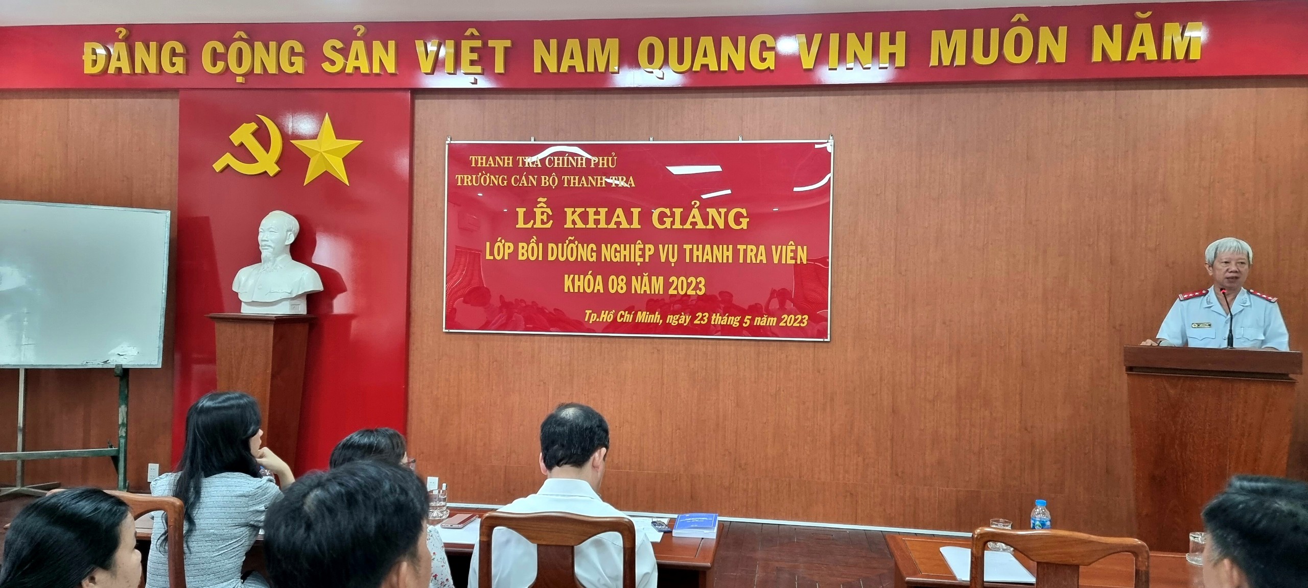Khai giảng lớp bồi dưỡng nghiệp vụ Thanh tra viên K8 năm 2023 tại Thành phố Hồ Chí Minh