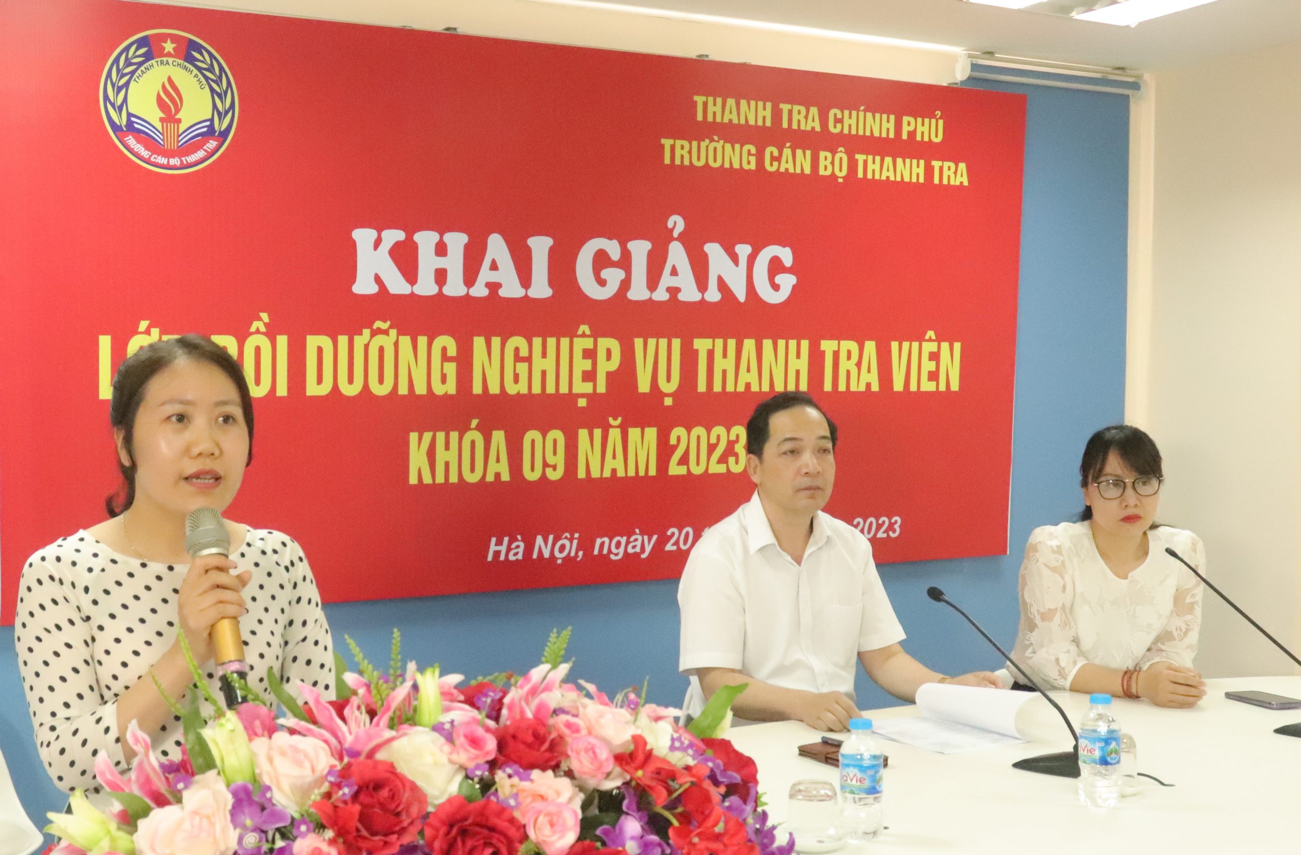 Khai giảng lớp Bồi dưỡng Nghiệp vụ thanh tra viên Khóa 9 năm 2023 theo hình thức trực tuyến