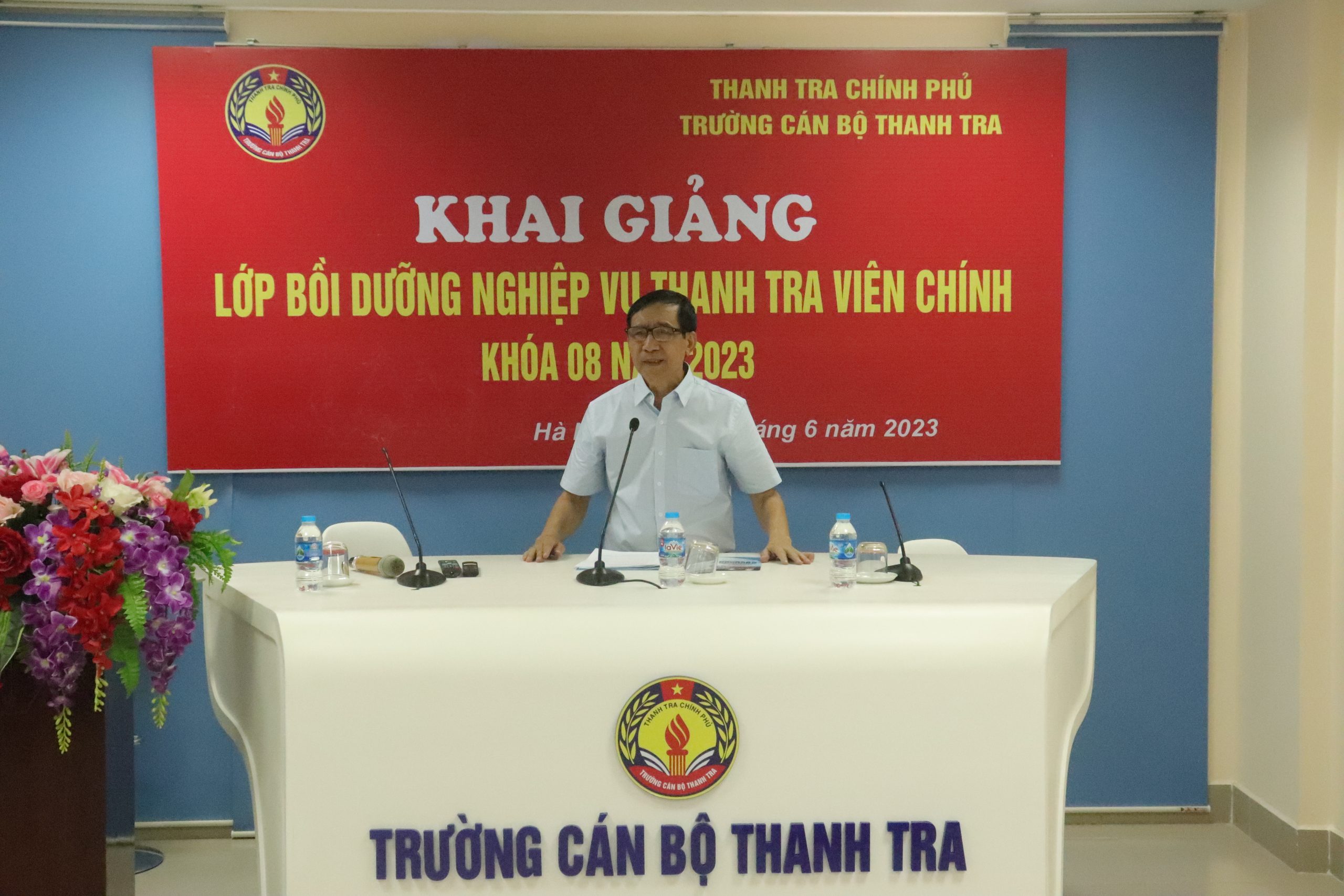Khai giảng Lớp Bồi dưỡng nghiệp vụ Thanh tra viên chính K08-2023 cho công chức ngành Thanh tra của các tỉnh miền Đông Nam Bộ