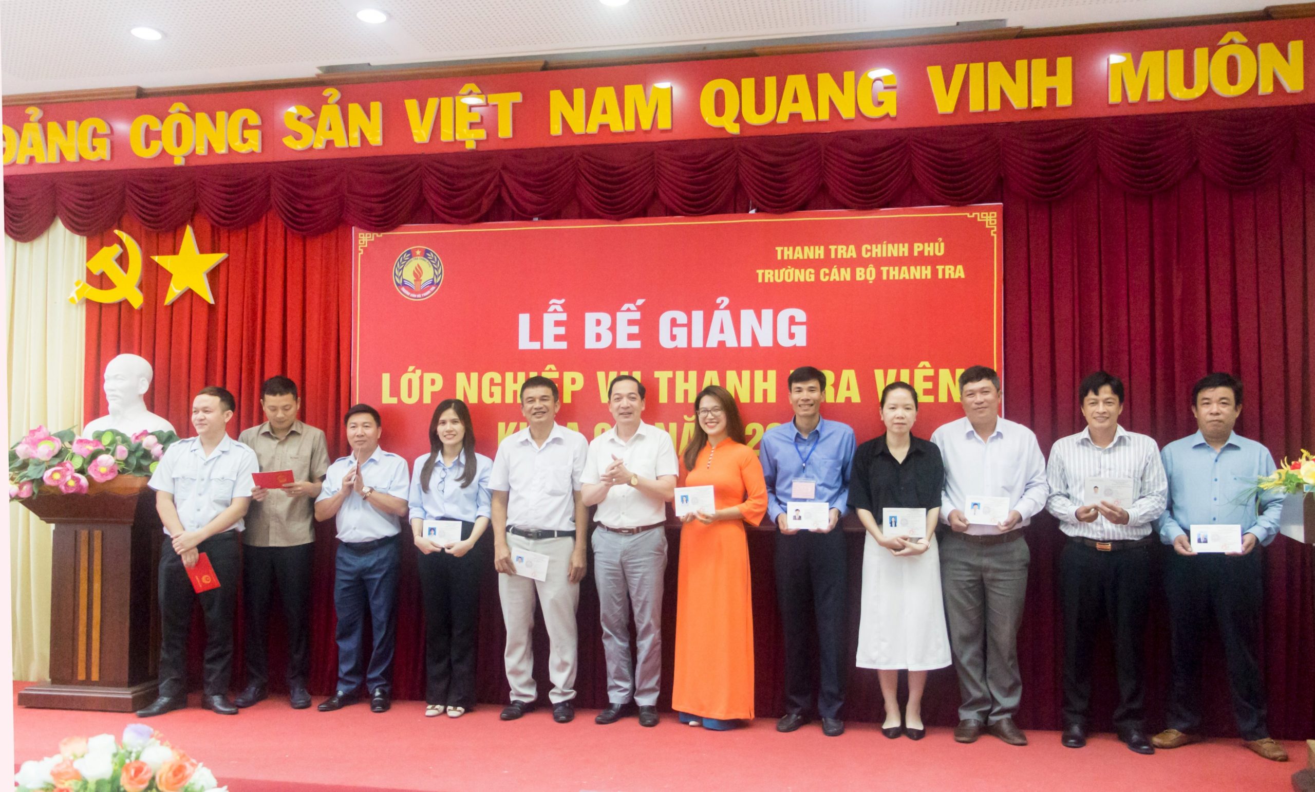 Lễ Bế giảng lớp bồi dưỡng nghiệp vụ Thanh tra viên K04 năm 2023