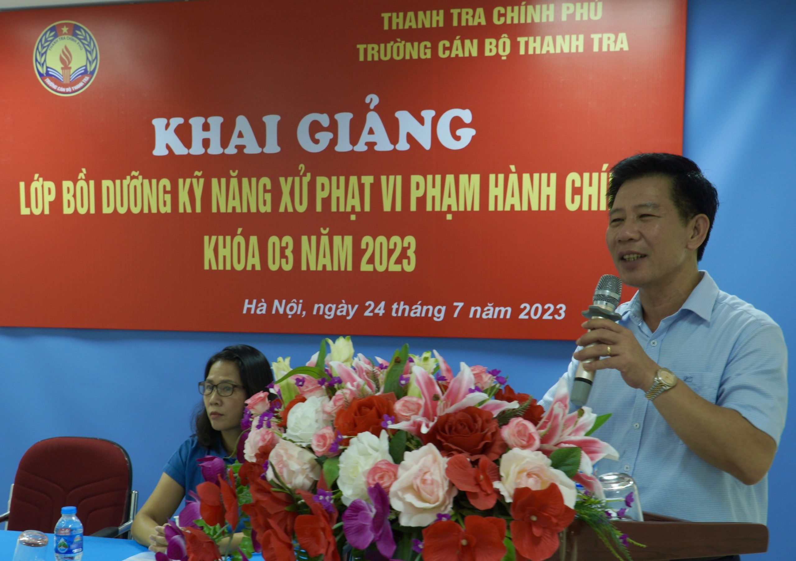 Hơn 250 học viên tham dự lớp bồi dưỡng kỹ năng xử phạt vi phạm hành chính khóa 03 năm 2023