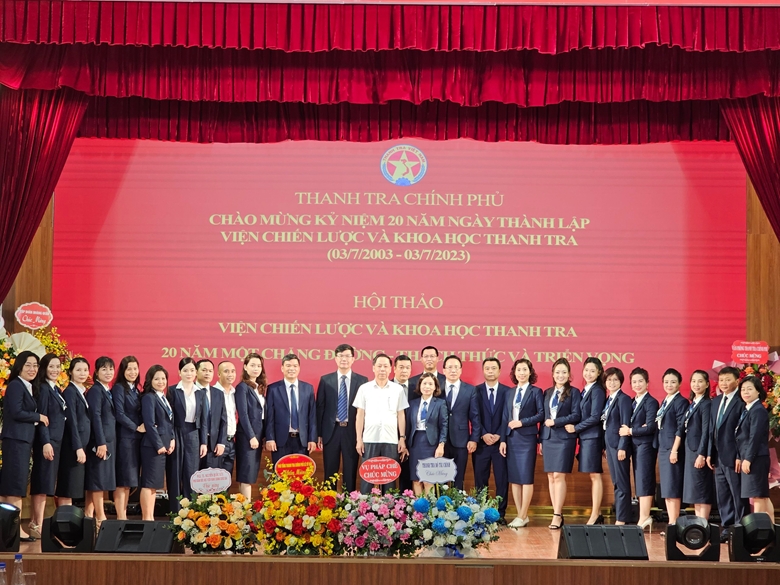 Viện Chiến lược và Khoa học Thanh tra: 20 năm một chặng đường nhiều khó khăn, thử thách nhưng đầy vinh dự và tự hào!