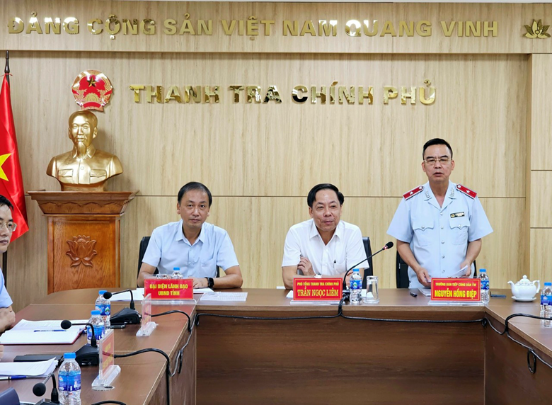 Phó Tổng Thanh tra Chính phủ Trần Ngọc Liêm: Chủ tịch UBND tỉnh Hưng Yên xem xét, thành lập Đoàn thanh tra để thanh tra những nội dung mà người dân kiến nghị