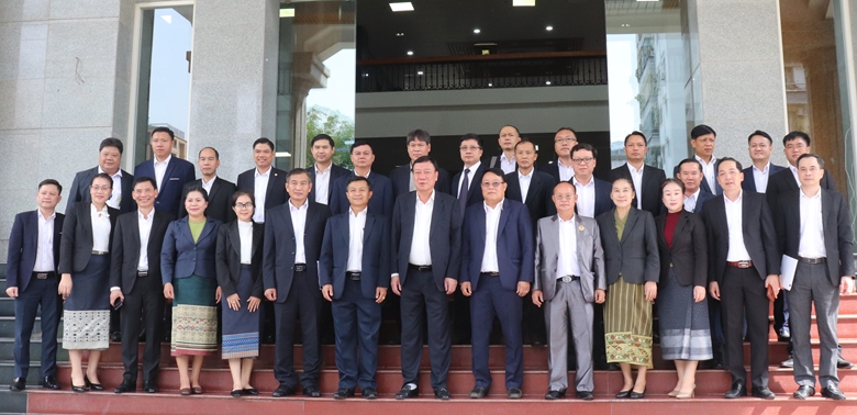 Tổng Thanh tra Chính phủ tiếp xã giao Đoàn cán bộ Thanh tra Nhà nước Lào