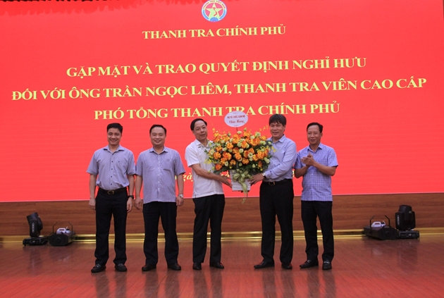Phó Tổng Thanh tra Chính phủ Trần Ngọc Liêm nghỉ hưu theo chế độ