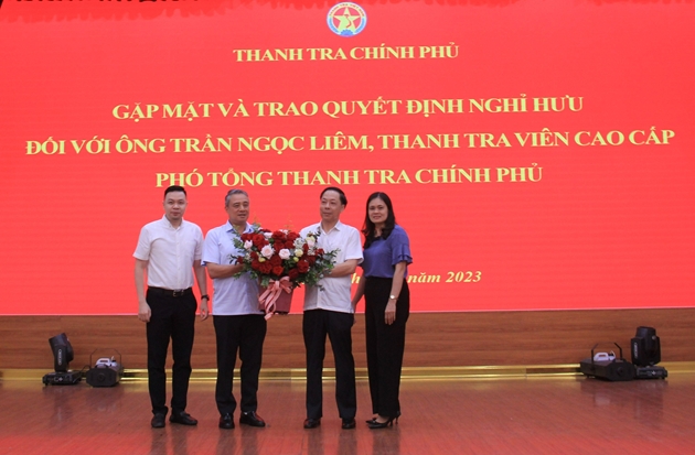 Phó Tổng Thanh tra Chính phủ Trần Ngọc Liêm nghỉ hưu theo chế độ