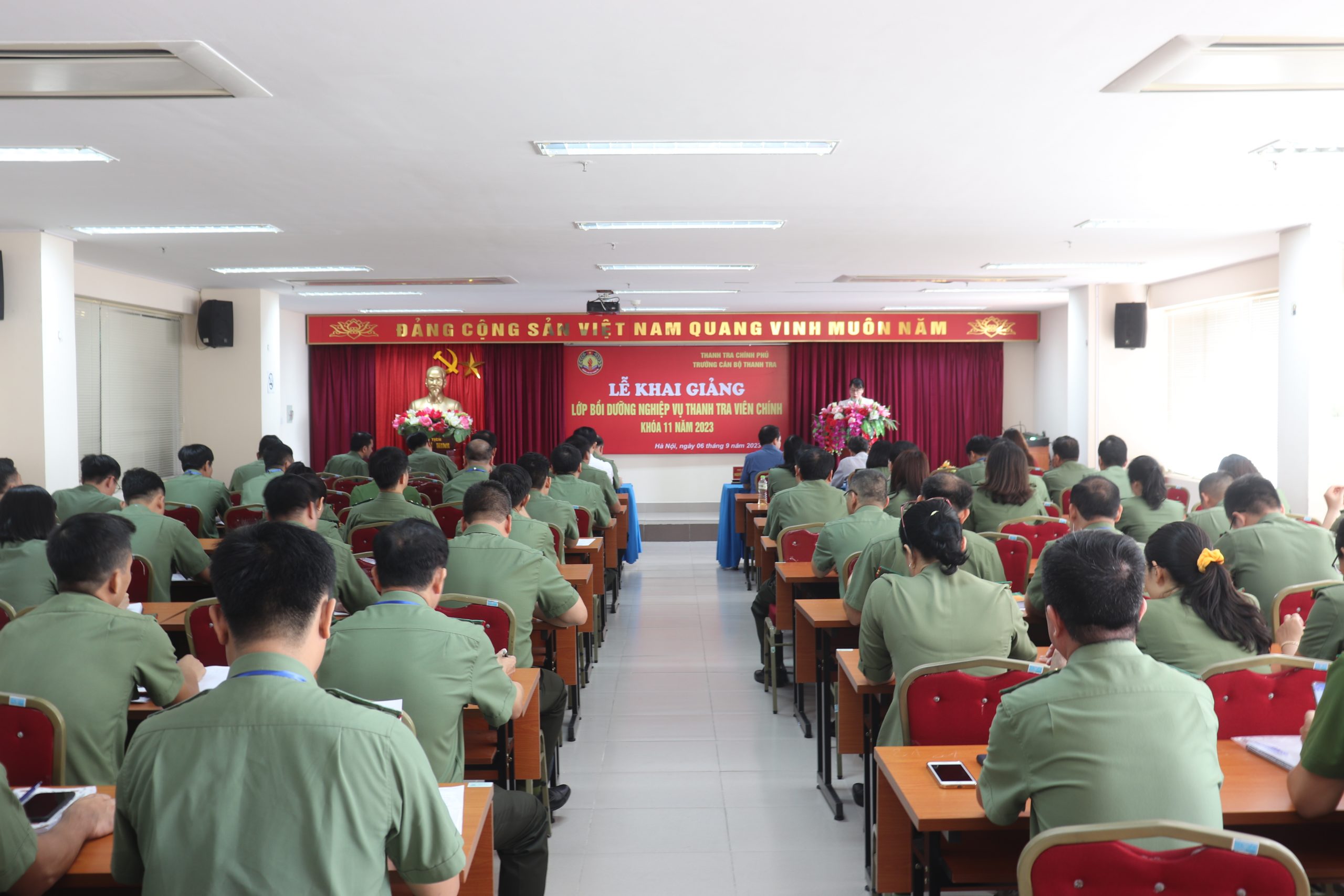 Khai giảng lớp bồi dưỡng nghiệp vụ Thanh tra viên chính K11 năm 2023