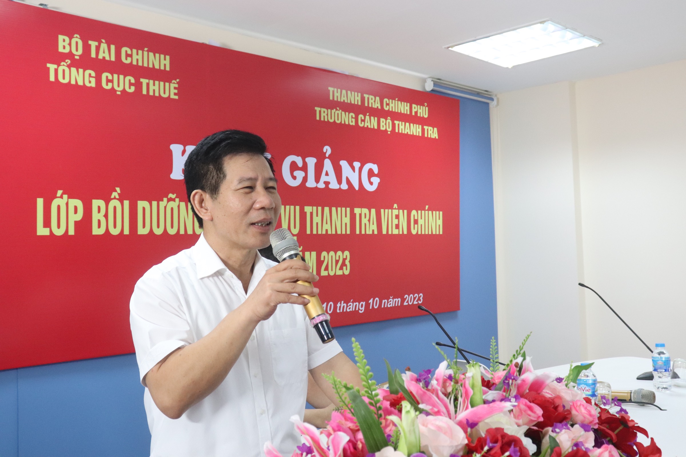 Khai giảng lớp Bồi dưỡng Nghiệp vụ thanh tra viên chính Khóa 13 năm 2023 theo hình thức trực tuyến