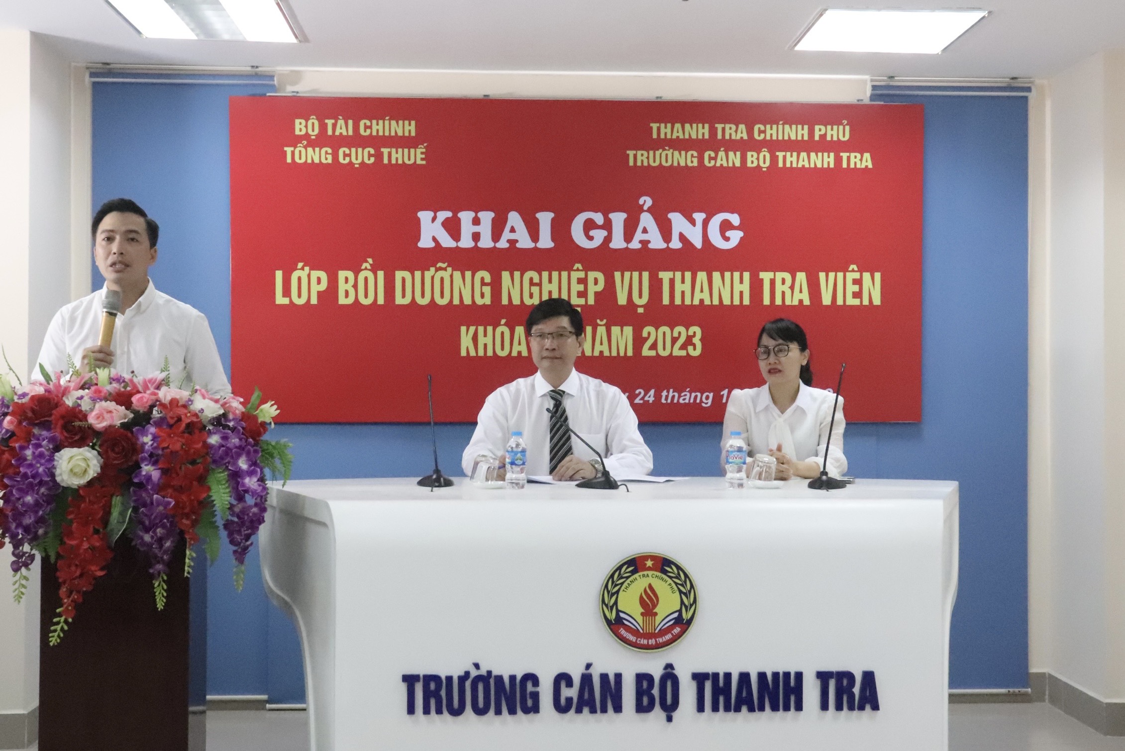Khai giảng lớp Bồi dưỡng Nghiệp vụ thanh tra viên Khóa 19 năm 2023 theo hình thức trực tuyến