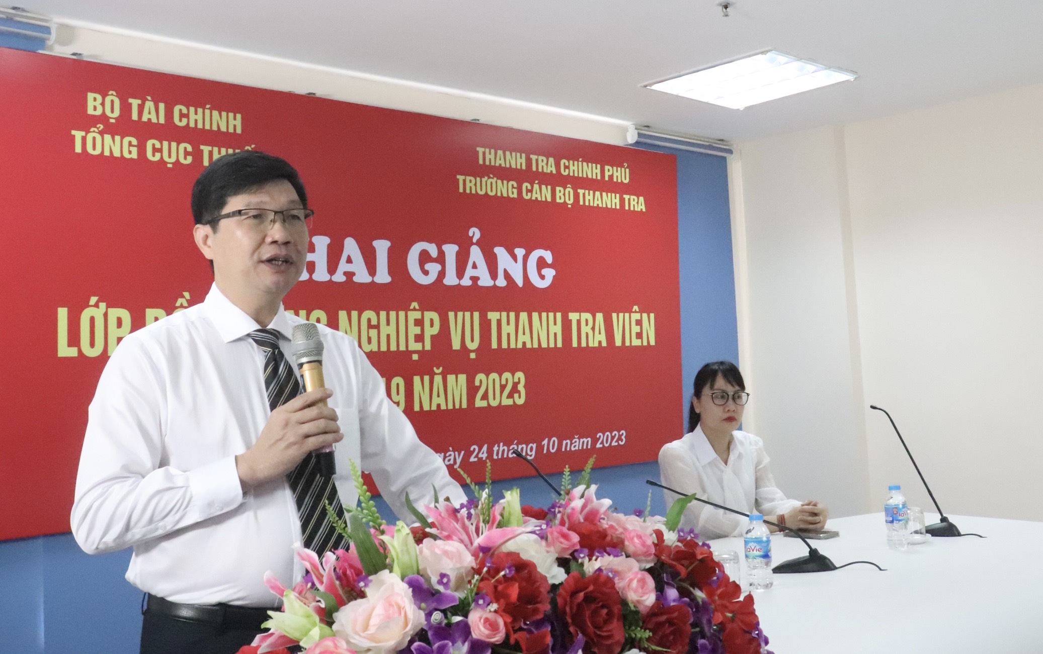 Khai giảng lớp Bồi dưỡng Nghiệp vụ thanh tra viên Khóa 19 năm 2023 theo hình thức trực tuyến