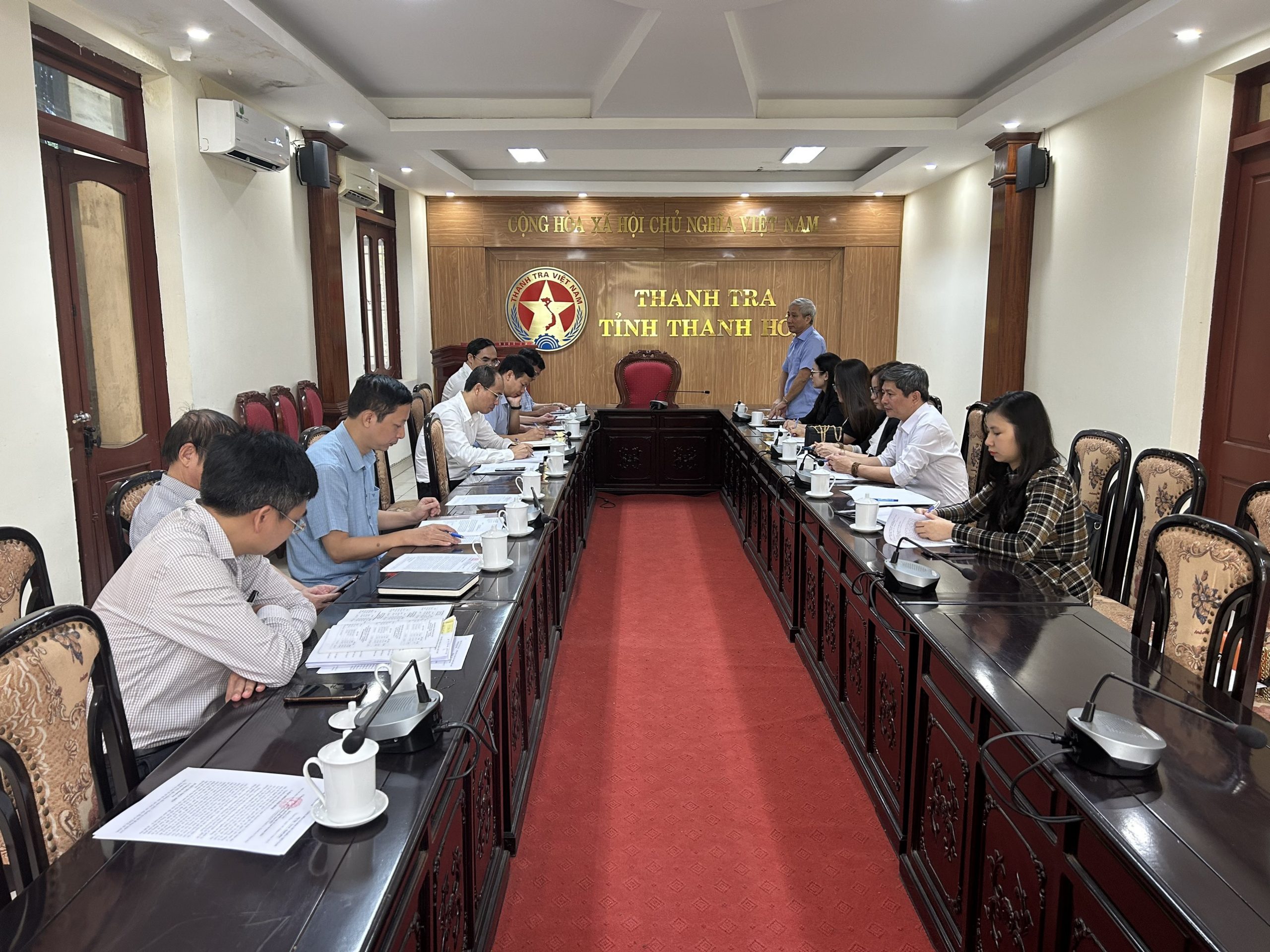 Khoa Nghiệp vụ Thanh tra tổ chức đi trao đổi kinh nghiệm thực tiễn về công tác thanh tra tại các cơ quan thanh tra trên địa bàn tỉnh Thanh Hóa