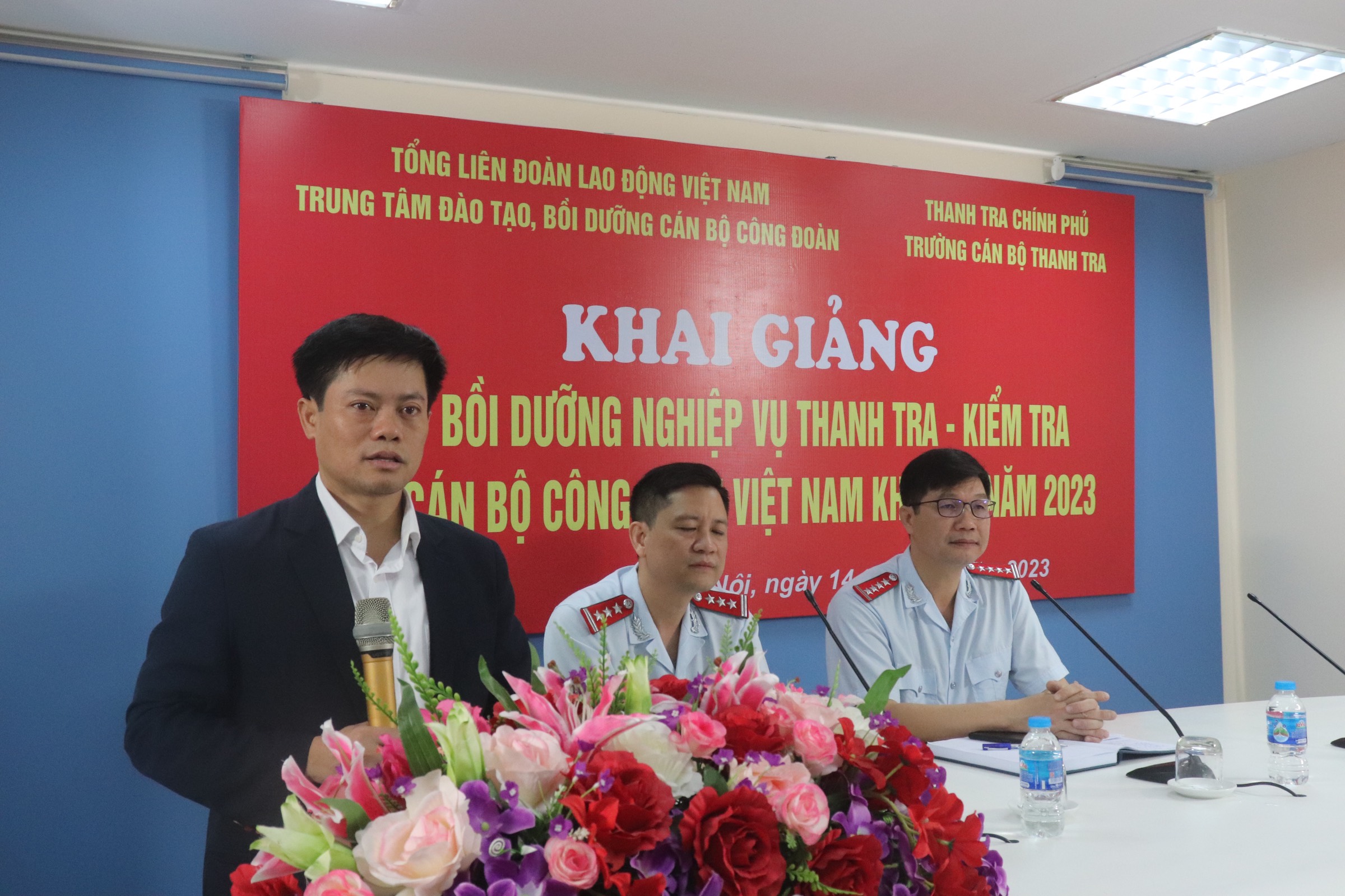 Khai giảng lớp Bồi dưỡng nghiệp vụ thanh tra – kiểm tra cho cán bộ Công đoàn Việt Nam K06/2023