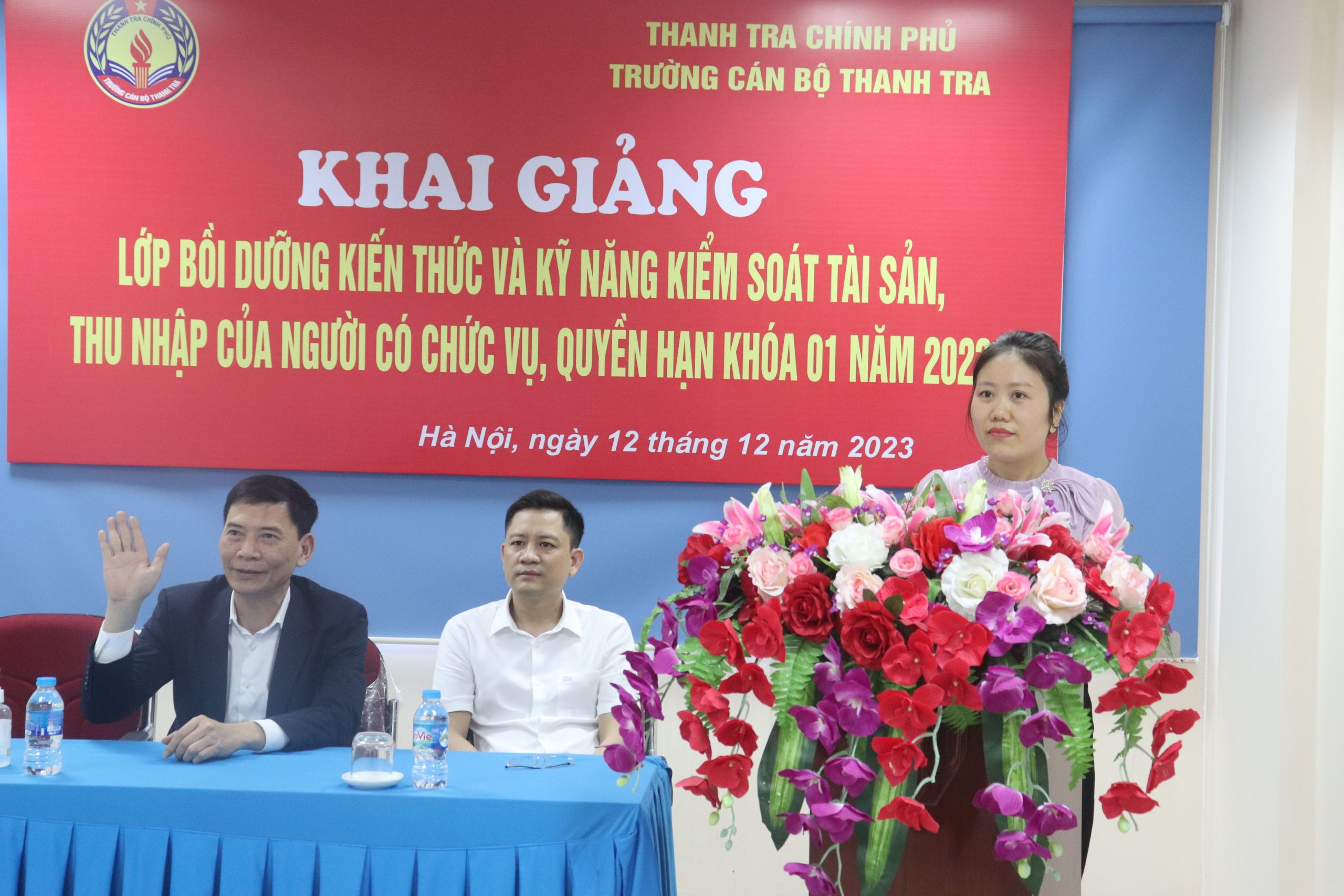 Khai giảng lớp Bồi dưỡng nghiệp vụ kiến thức và kỹ năng kiểm soát tài sản, thu nhập của người có chức vụ, quyền hạn khóa 01/2023