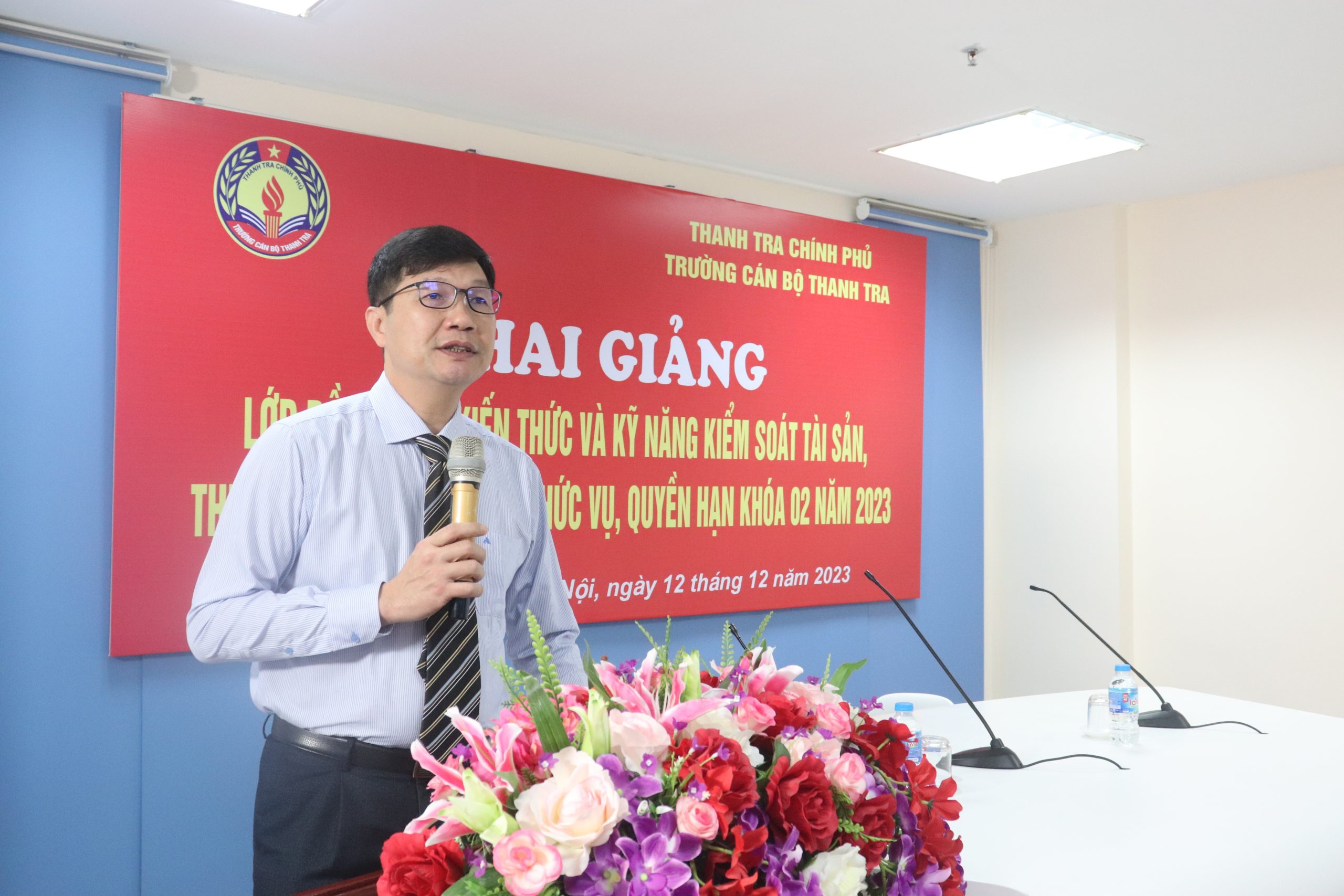 Khai giảng lớp Bồi dưỡng nghiệp vụ kiến thức và kỹ năng kiểm soát tài sản, thu nhập của người có chức vụ, quyền hạn khóa 02/2023