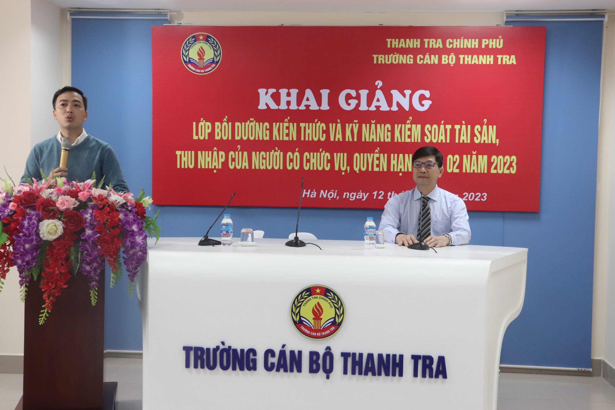 Khai giảng lớp Bồi dưỡng nghiệp vụ kiến thức và kỹ năng kiểm soát tài sản, thu nhập của người có chức vụ, quyền hạn khóa 02/2023