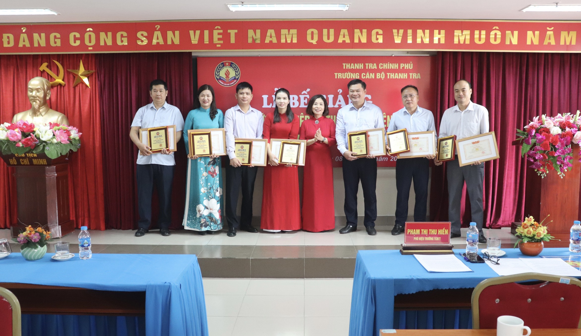 Bế giảng lớp Bồi dưỡng nghiệp vụ Thanh tra viên chính Khóa 14 năm 2023