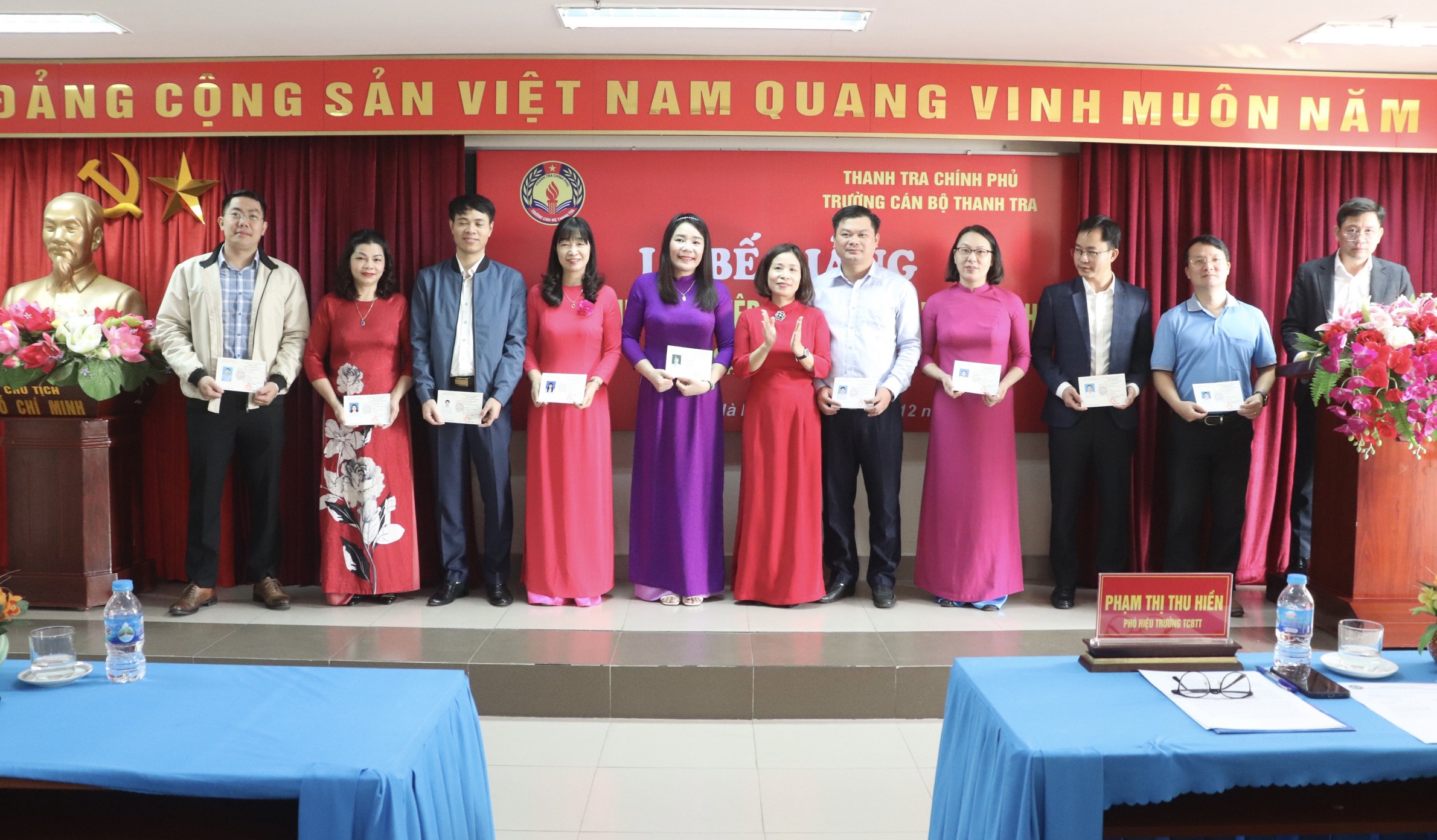 Bế giảng lớp Bồi dưỡng nghiệp vụ Thanh tra viên chính Khóa 14 năm 2023