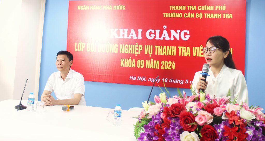 Gần 100 công chức của Ngân hàng Nhà nước Việt Nam tham gia Lớp Bồi dưỡng nghiệp vụ Thanh tra viên chính Khóa 09 năm 2024 tại Trường Cán bộ Thanh tra