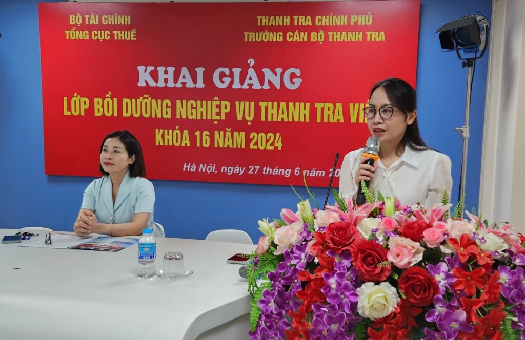 Khai giảng lớp Bồi dưỡng nghiệp vụ Thanh tra viên Khóa 16 năm 2024 theo hình thức học trực tuyến (Online)