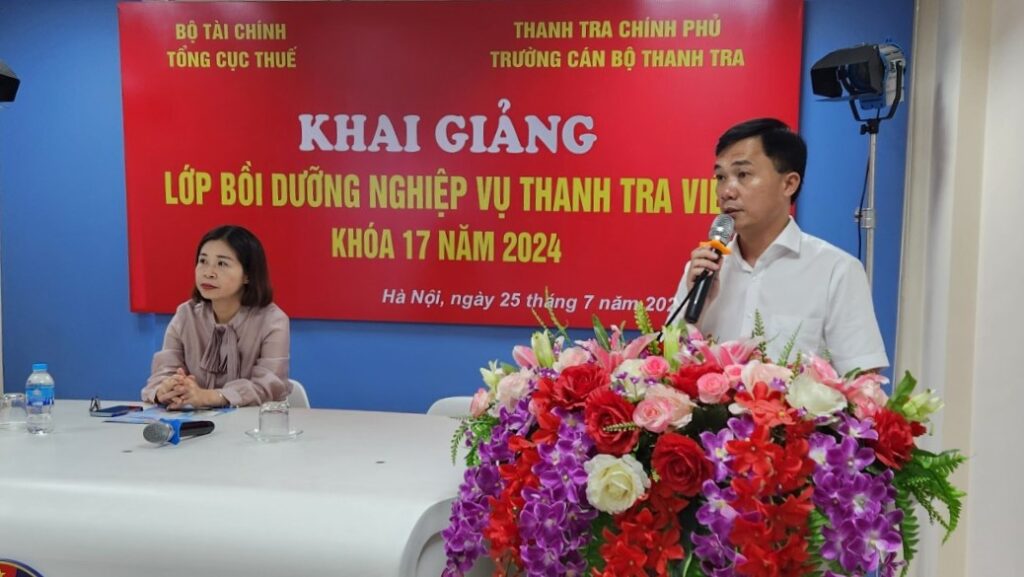 Khai giảng lớp Bồi dưỡng nghiệp vụ Thanh tra viên Khóa 17 năm 2024 theo hình thức học trực tuyến (Online)