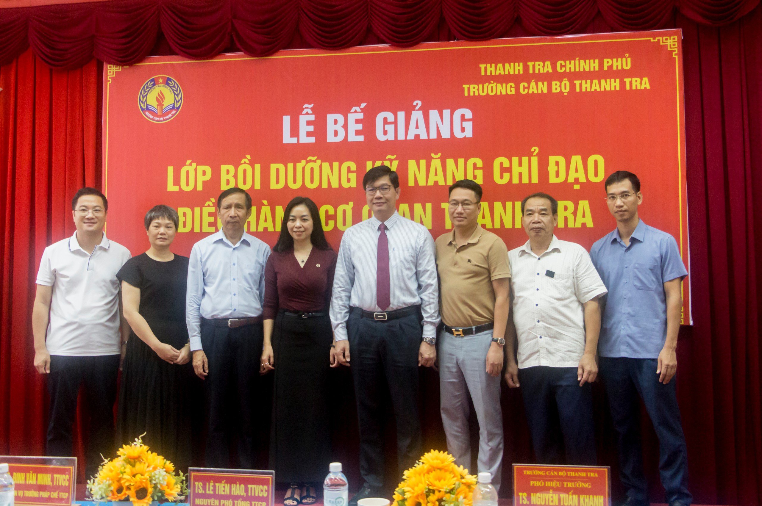 Bế giảng lớp Bồi dưỡng Kỹ năng chỉ đạo, điều hành cơ quan Thanh tra