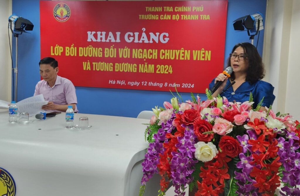 Hơn 200 học viên tham gia học lớp Bồi dưỡng đối với ngạch chuyên viên và tương đương năm 2024