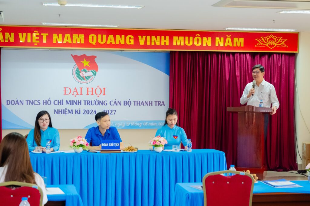 Chi đoàn Đoàn TNCS Hồ Chí Minh, Trường Cán bộ Thanh tra tổ chức thành công Đại hội nhiệm kỳ 2024 – 2027