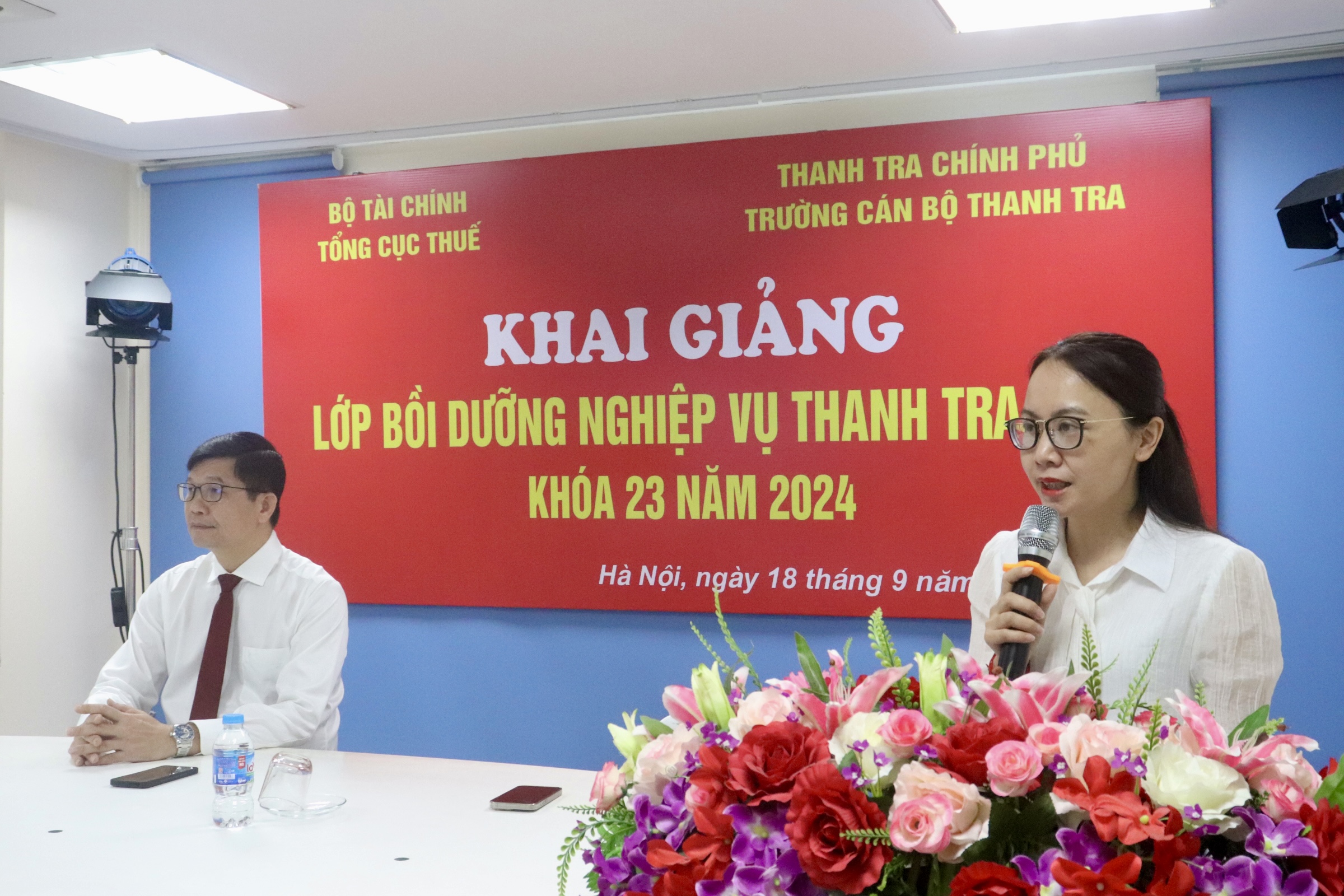 Khai giảng lớp Bồi dưỡng nghiệp vụ Thanh tra viên Khóa 23 năm 2024