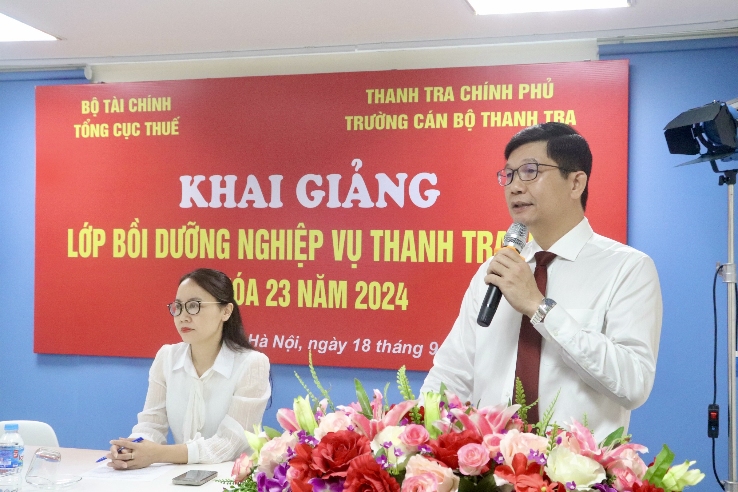 Khai giảng lớp Bồi dưỡng nghiệp vụ Thanh tra viên Khóa 23 năm 2024