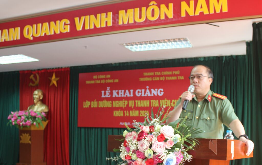 Khai giảng Lớp Bồi dưỡng nghiệp vụ Thanh tra viên chính Khóa 14 năm 2024 tại Trường Cán bộ Thanh tra