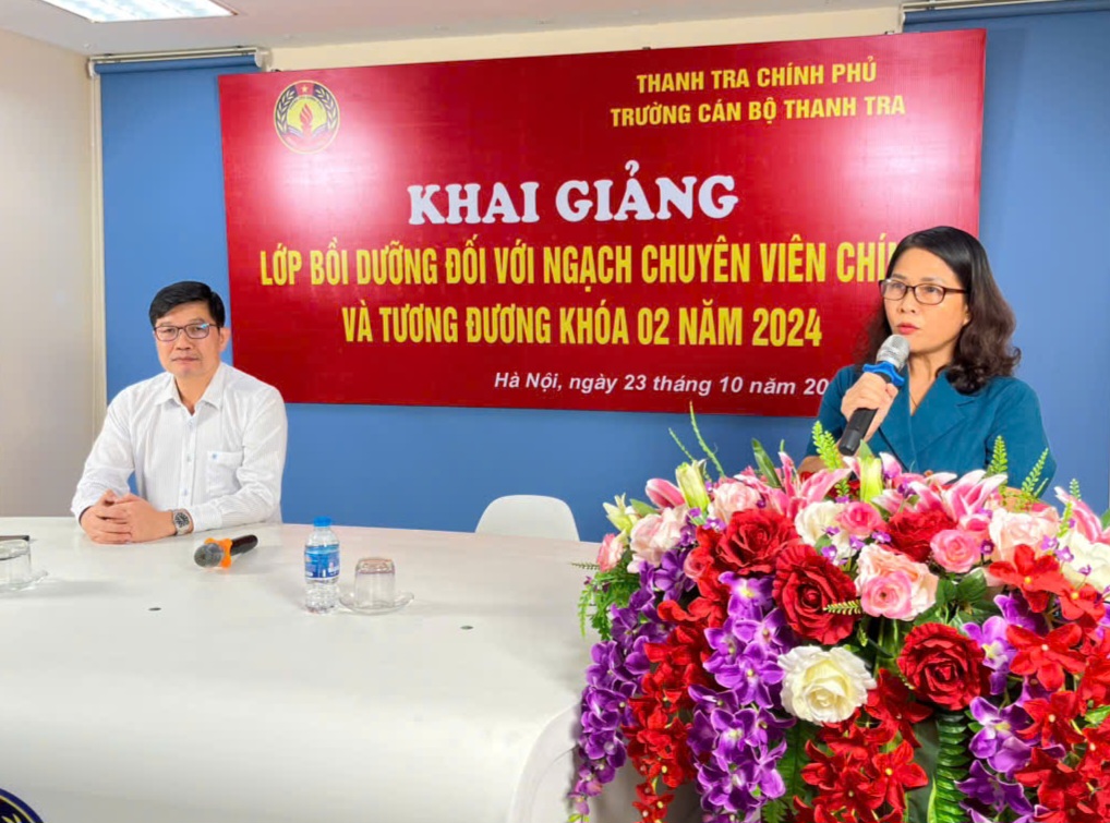 Khai giảng lớp Bồi dưỡng đối với ngạch chuyên viên chính và tương đương khóa 02 năm 2024