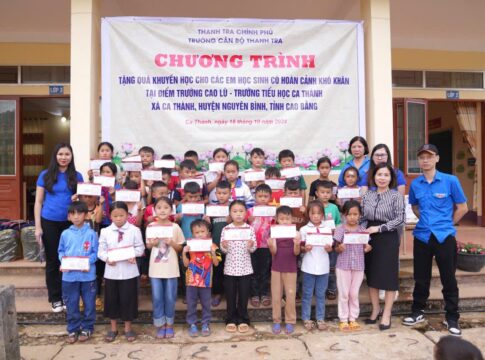 Trường Cán bộ Thanh tra tổ chức Chương trình thiện nguyện tại Cao Bằng