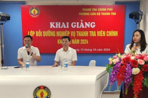 Khai giảng Lớp Bồi dưỡng nghiệp vụ Thanh tra viên chính Khóa 16 năm 2024 cho công chức ngành Thanh tra các tỉnh, thành phố khu vực Tây Nam Bộ