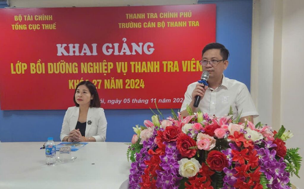 Khai giảng lớp Bồi dưỡng nghiệp vụ Thanh tra viên Khóa 27 năm 2024 theo hình thức học trực tuyến (Online)