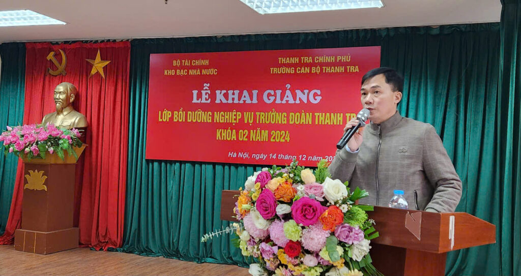 Khai giảng lớp Bồi dưỡng Nghiệp vụ Trưởng đoàn Thanh tra Khóa 02 năm 2024