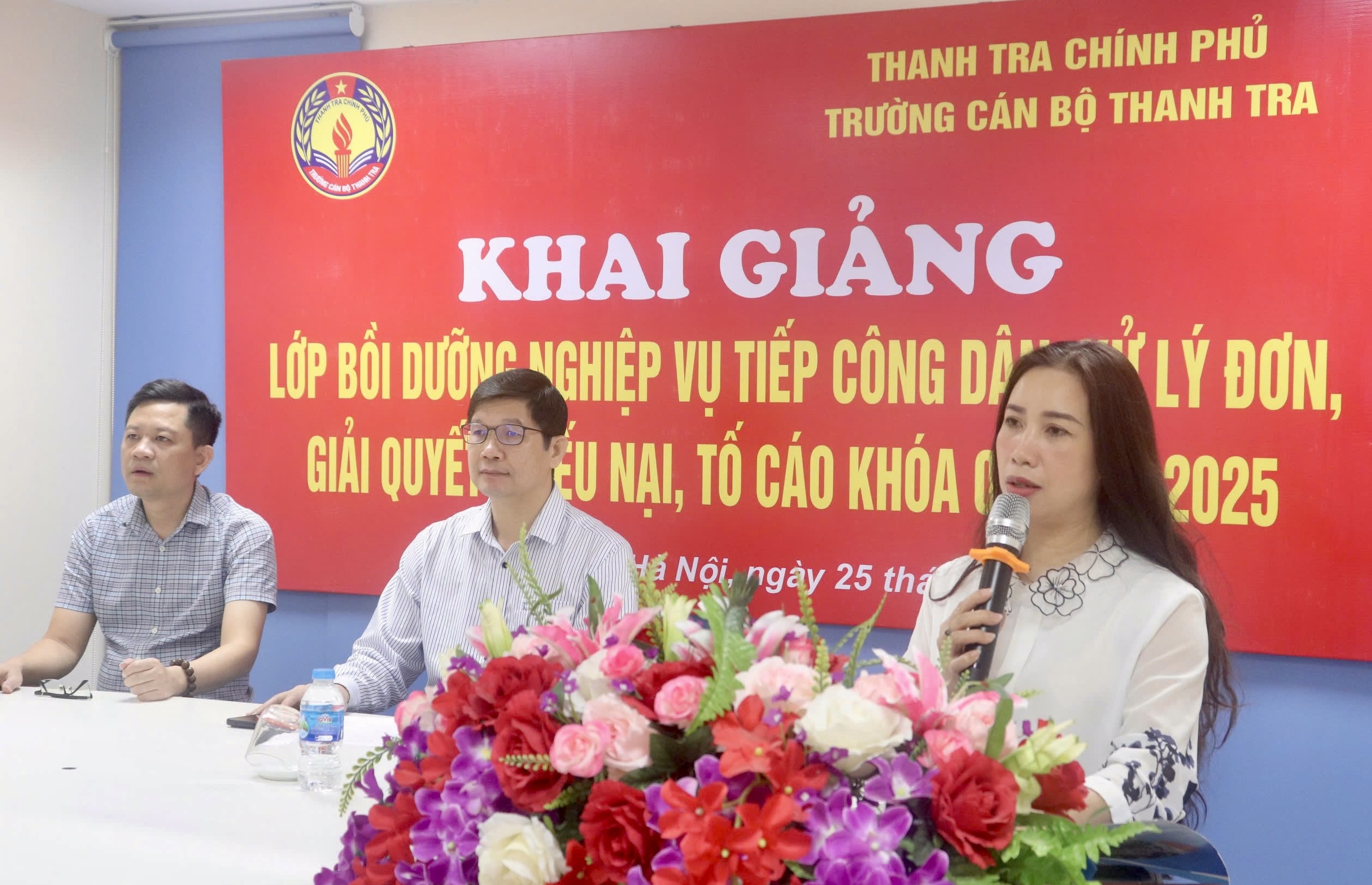 Khai giảng lớp bồi dưỡng nghiệp vụ theo hình thức trực tuyến về công tác tiếp công dân, xử lý đơn thư, giải quyết khiếu nại, tố cáo khóa 2 năm 2025