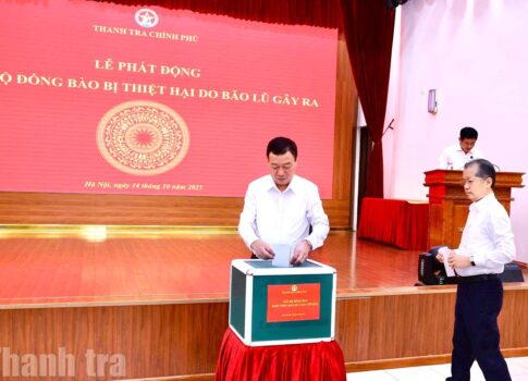 Thanh tra Chính phủ phát động ủng hộ đồng bào bị thiệt hại do bão lũ gây ra