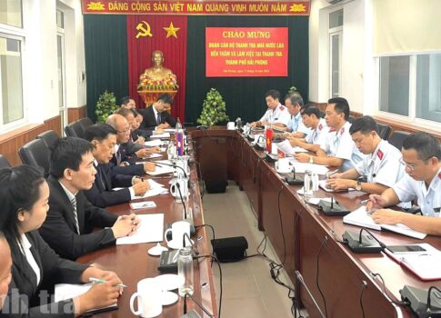 Thanh tra Hải Phòng và Thanh tra Nhà nước Lào: Chia sẻ kinh nghiệm, thắt chặt hợp tác hữu nghị