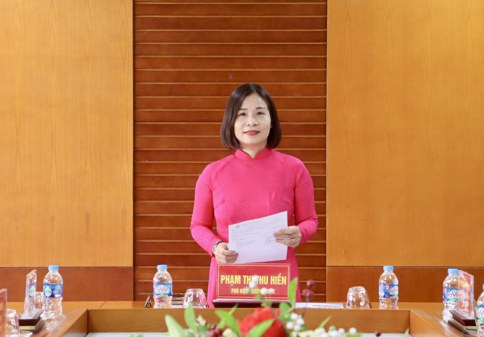 Trường Cán bộ Thanh tra tiếp và làm việc với Đoàn đại biểu Thanh tra Nhà nước Lào