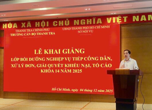 TP Hồ Chí Minh: Bồi dưỡng nâng cao năng lực tiếp công dân, giải quyết khiếu nại, tố cáo